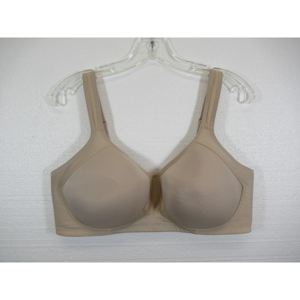 Vanity Fair Full Figure Wireless Sports Bra 38D Beige Convertible 71500